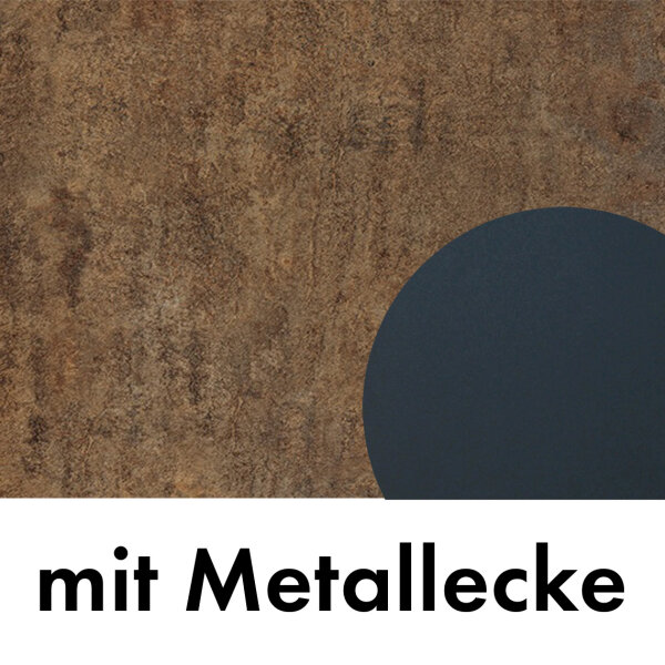 HPL Patina Bronze | Metallecke Grau