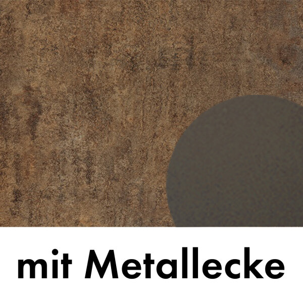 HPL Patina Bronze | Metallecke Braun